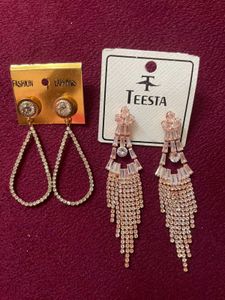 Stunning Rhinestone Drop Earrings Set