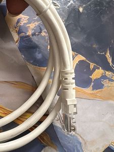 2 White LAN Cable
