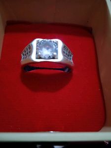 pure S925 silver Men's Ring with hallmark