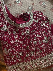 Embroidered Blouse, shrug and pants