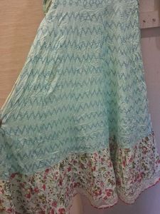 Beautiful Pastel Floral Ethnic Gown