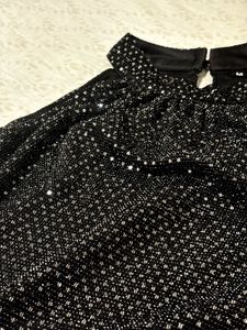 Sequin crop top