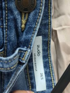 Blue Denim Flare Jeans