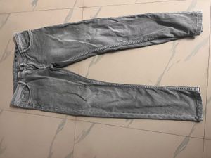 Gray Denim Jeans
