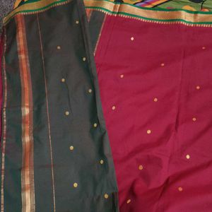 Elegant Maroon Saree