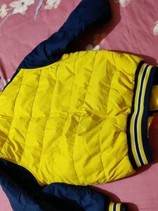 Jacket For Boys Blue N Yellow