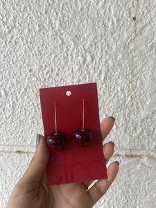 Cute Cherry Drop Earrings tira