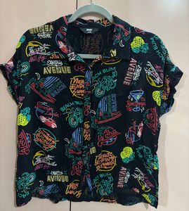 Retro Button-Up Shirt