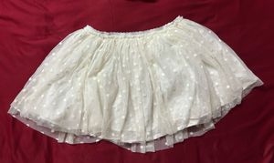 Cute White Polka Dot Skirt