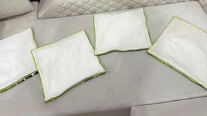 Set of 4 Black &amp; White Cushion Covers