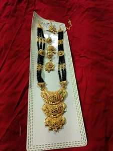Heavy Mangalsutra, Earrings,Mangtika Set