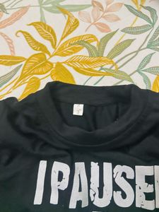 Stretchy Gamer Black T-Shirt