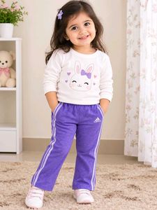 Purple Track Pant