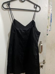 Women Satin Slip On Dress