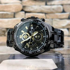 Casio Edifice BLACK Chronograph Watch PREMIUM FOR