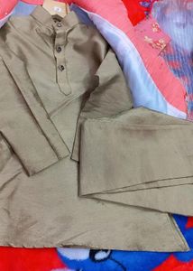 Kids Shervani With Churidar Pyjama For 2-4 Yrs. Bo