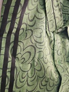 Stylish Men's Green Printed Shirt