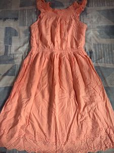 Cute Pink Smocked Waist Dress 👗