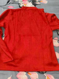 Red Zip-Up Jacket
