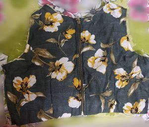 Printed Crop Top