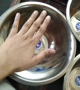 Set of 10 Stainless Steel Mixing Bowls