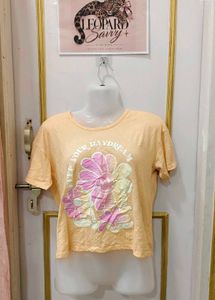 Cute Floral Graphic Tee