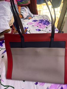 Colorblock Tote Handbag