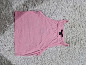 forever 21Pink Cropped Tank Top