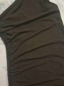 Long dark brown Dress - Classic Style