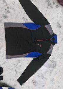 Men's Colorblock Zip-Up Sweatshirt