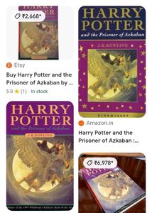 Harry Potter prisoner of askaban First rare ed