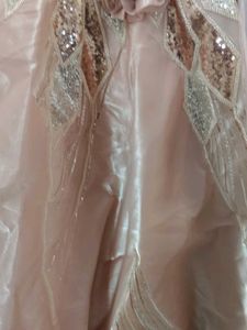 Elegant Pink Sequin Gown
