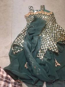 Plazo Set ( Top Lehnga And Duppata)