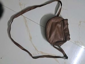 Brown Leather Crossbody Bag