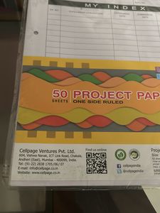 2 Peice- 50 Sheet Paper + 3 Highlighters