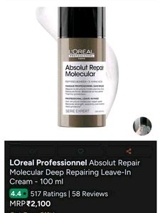 ⬇️⬇️L'Oreal Absolut Repair Molecular Mask