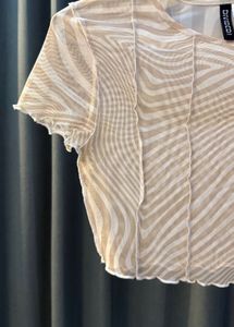 h&amp;m mesh top