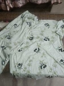 Cute Panda Pajama Set
