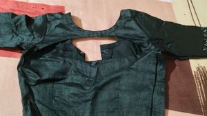 beautiful lycra sari with blouse