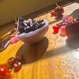 blue berry lavender scented candle