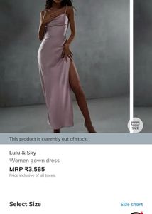 Elegant Satin Slip Dress with Bow Tie Back