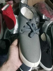 Men Canvas Casual Shoes Full Lot 17 Pcs Pairs,