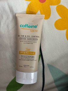 Caffeine Sun Fix Coffee Sunscreen SPF 50
