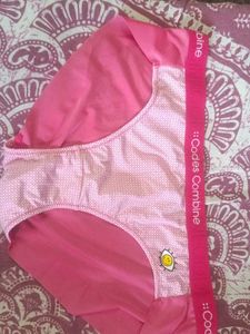 Cute Pink Briefs with Smiley