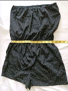 Polka Print Women Jumpsuit
