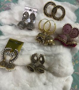 Pack Of 6 Earrings