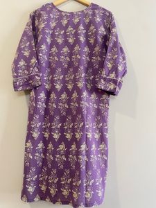 Floral Print Straight Kurta