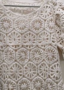 Crochet Knit Top