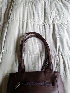 Brown Leather Tote Bag - Classic Handbag👜