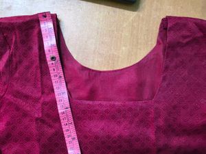 Maroon Short Kurta